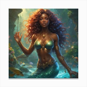 Mermaid 4 Canvas Print