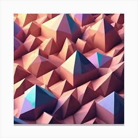 Polygons 1 Canvas Print