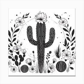 A Cactus tree 2 Canvas Print