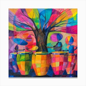 Colorful Drums 4 Canvas Print