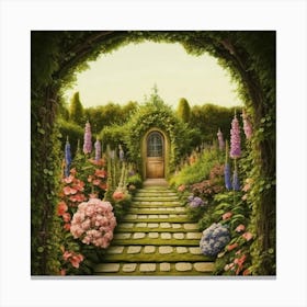 Garden Path Canvas Print