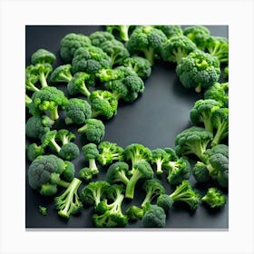 Florets Of Broccoli 1 Canvas Print