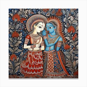Radha And Krishna 1 Canvas Print
