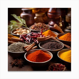 Exotic Spices Canvas Print