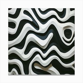 Abstract Wavy Pattern,Vibrant colorful abstract spiral wallpaper with ornate shapes Canvas Print