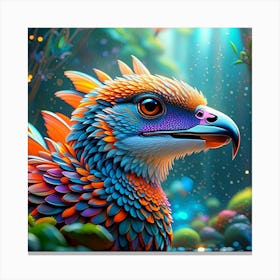 Colorful Bird Canvas Print