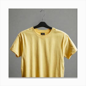 Yellow T-Shirt Canvas Print