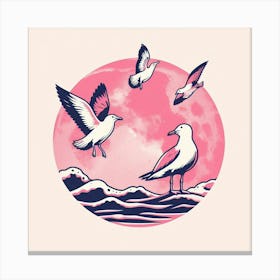 Seagulls Canvas Print