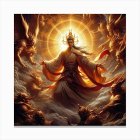 Chinese Deity Canvas Print