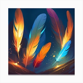 Feather Art, Feather Art, Feather Art, Feather Art, Feather Art, Feather Canvas Print