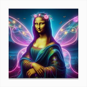 Fairy Mona Lisa Canvas Print