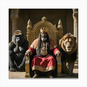 King Of The Jungle Canvas Print