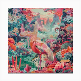 Flamingo 11 Canvas Print