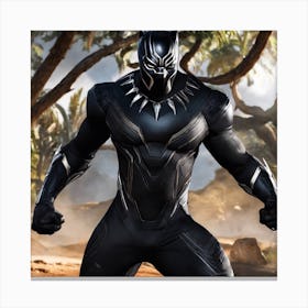 Black Panther 1 Canvas Print