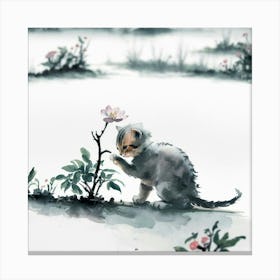Chinese Kitten 2 Canvas Print