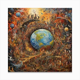 Entrance to Earth Canvas Print