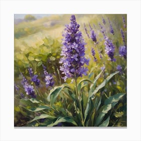 Lavender flower 2 Canvas Print