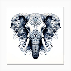 Elephant Series Artjuice By Csaba Fikker 018 1 Canvas Print