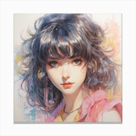 Kawaii Girl Canvas Print