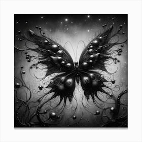 Black Butterfly 2 Canvas Print