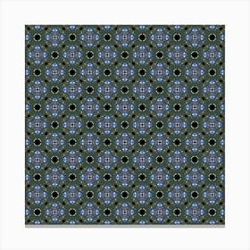 Blue Polka Dots Canvas Print