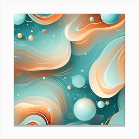 Abstract Baby Blue Background Space For Website Canvas Print