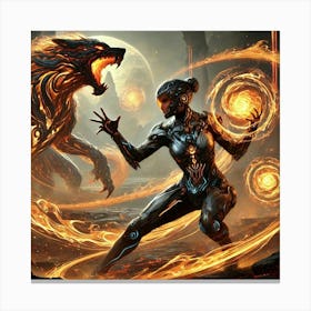 Kaida Flame Manipulation Canvas Print