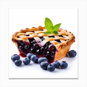 Blueberry Pie Canvas Print