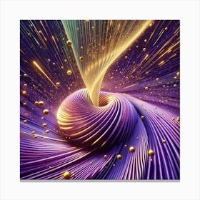 Abstract Spiral Art Canvas Print