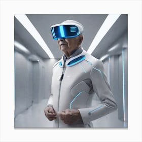 Futuristic Man 27 Canvas Print