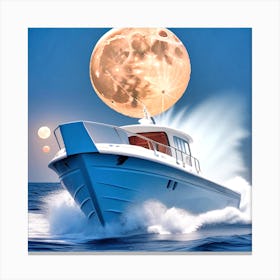 Moonlight Cruise 49 Canvas Print