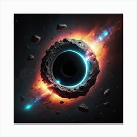 black hole Canvas Print