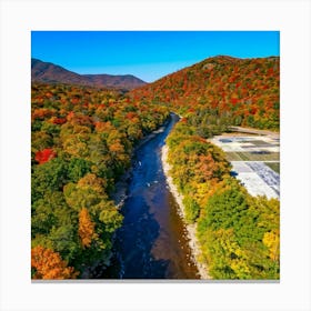 Fall Foliage In New Hampshire 1 Canvas Print