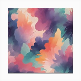 Abstract Watercolor Painting 36 Canvas Print