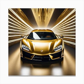 Golden Mclaren Canvas Print