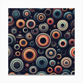 Circle Core Canvas Print