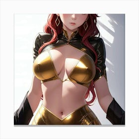Sexy Anime Girl Canvas Print