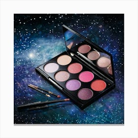 A Celestial Infused Makeup Palette Boasting Interstellar Radiance And Twinkling Shimmer Encapsulat 2 1 Canvas Print