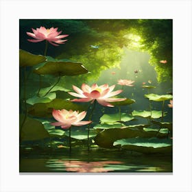 Lotus Flower 10 Canvas Print