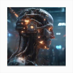 Cyborg 105 Canvas Print