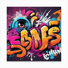 Graffiti Art Canvas Print