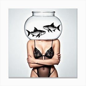 Fish Bowl 30 Canvas Print