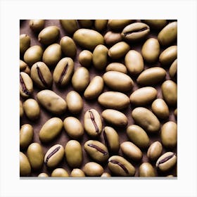 Green Coffee Beans 2 Canvas Print