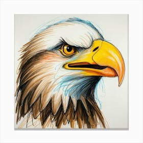 Eagle Head 2 Canvas Print