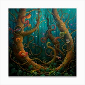 Sea In The Forest Canvas Print