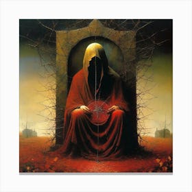 Throne Canvas Print