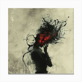 Woman'S Head 4 Canvas Print