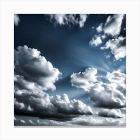 Cloudy Sky 23 Canvas Print