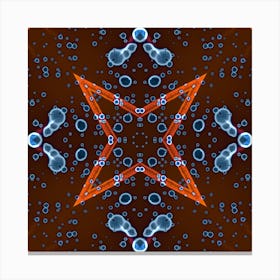 Orange Star Canvas Print