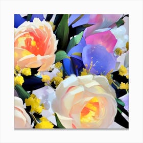 Bouquet Of Flowers Canvas Print